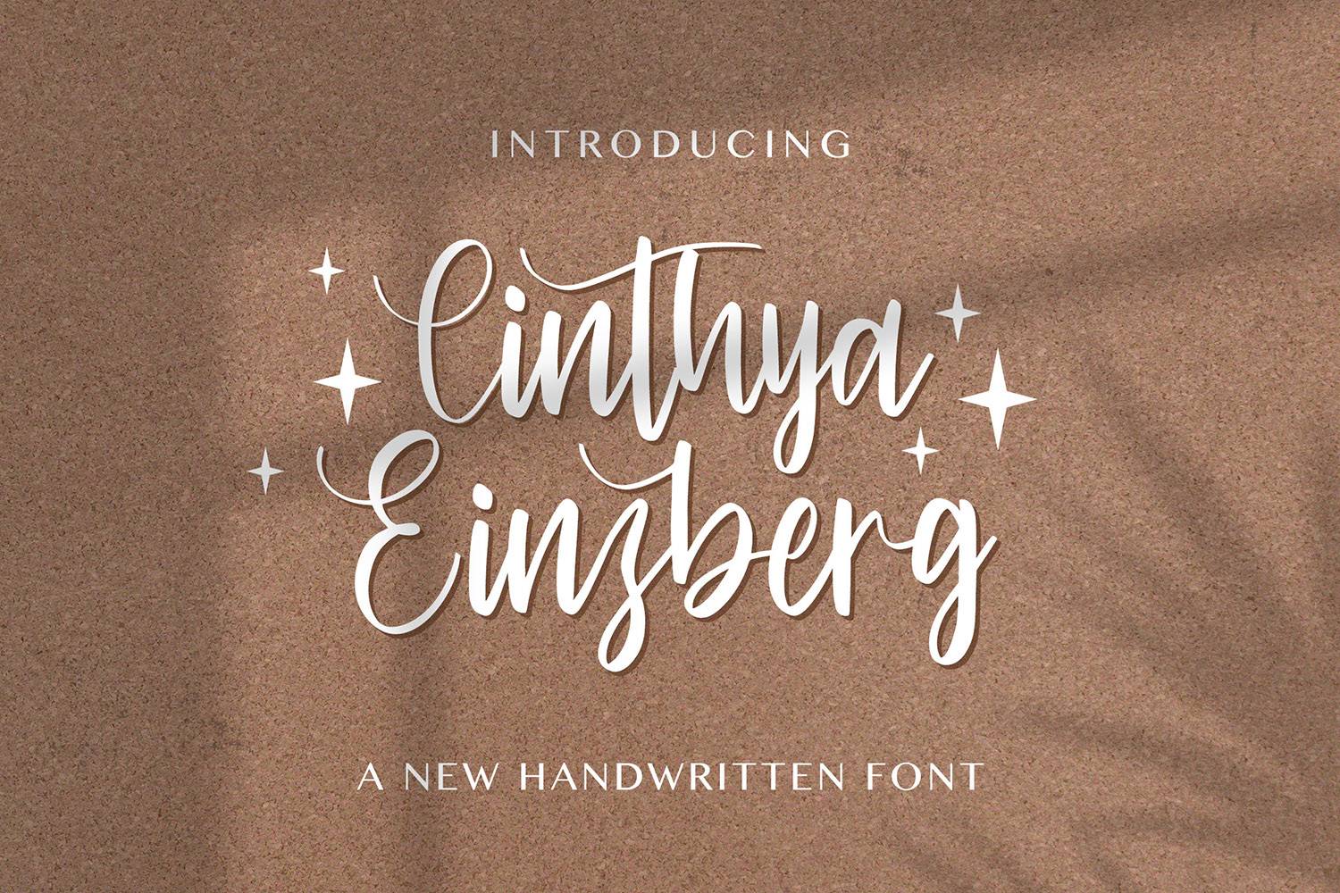 Cinthya Einzberg Font sample