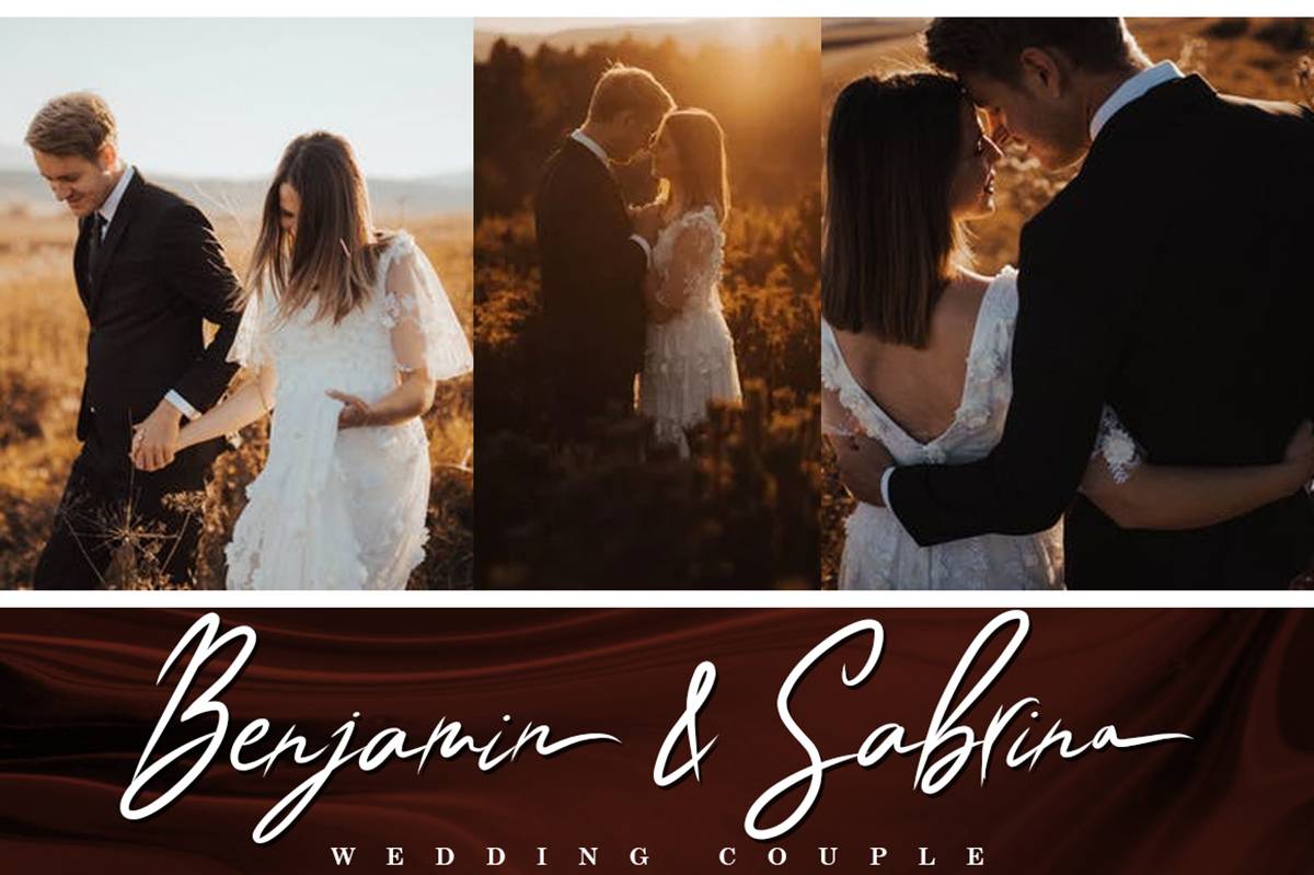 Classic Signature Font sample