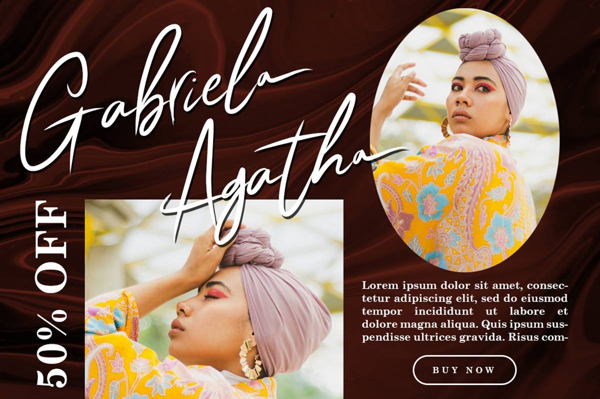 Classic Signature Font sample