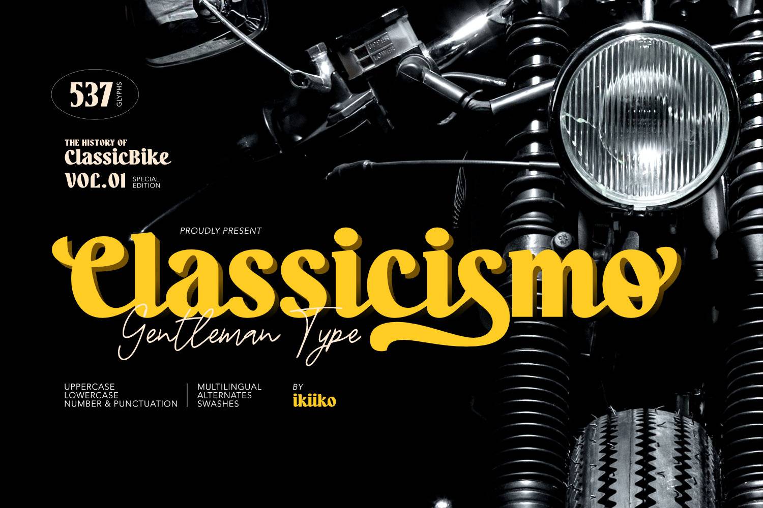 Classicismo Font sample