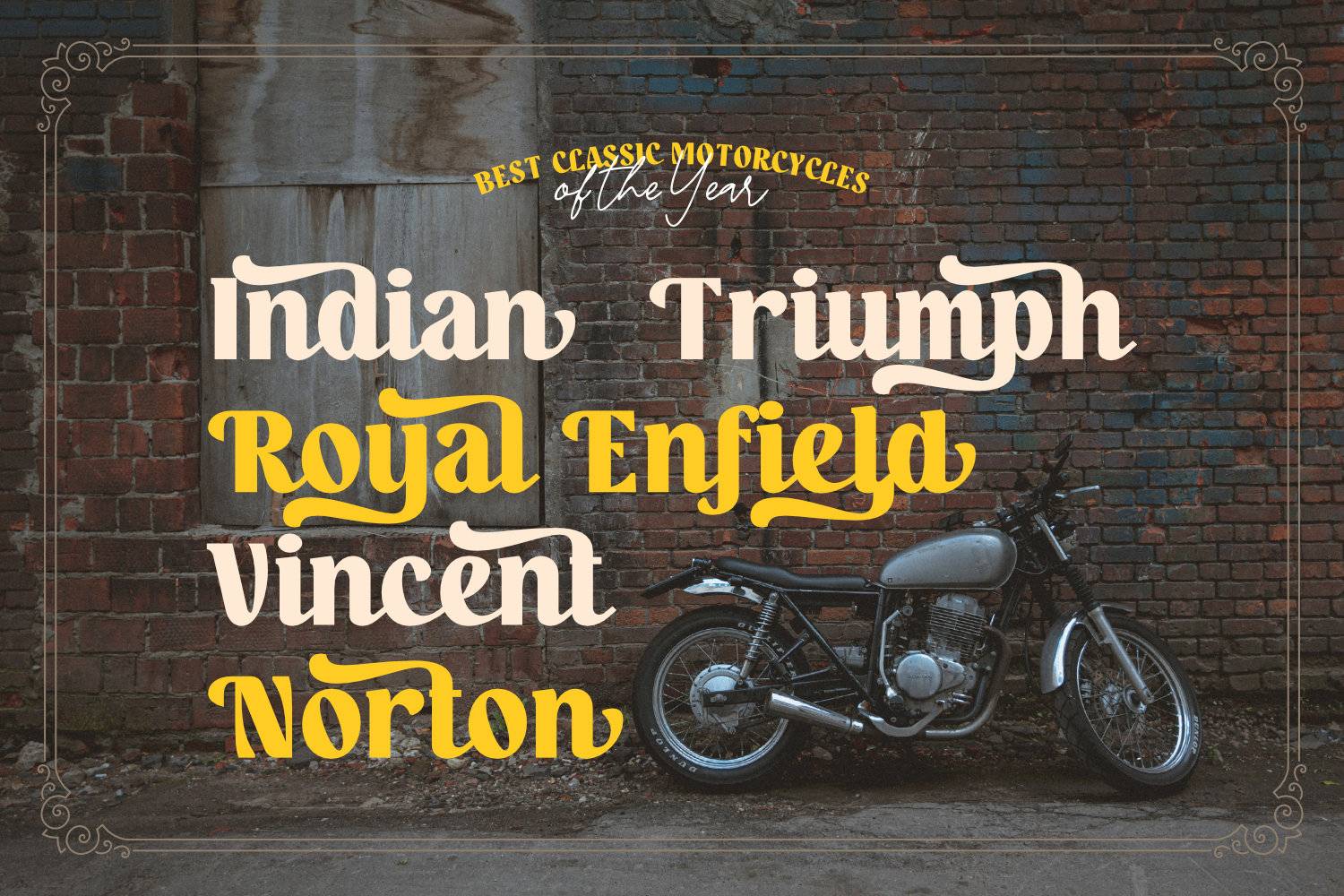 Classicismo Font sample