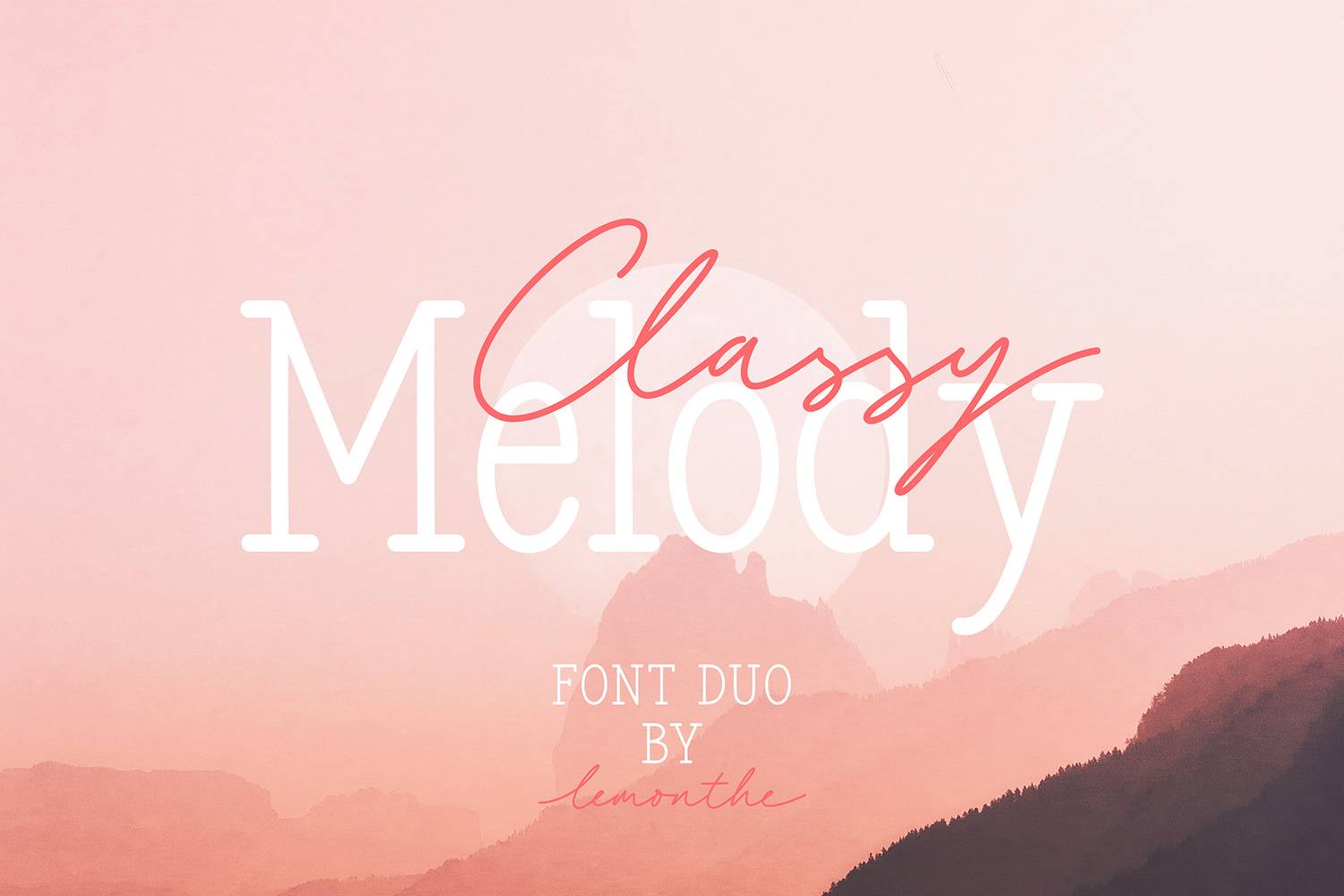 Classy Melody Font sample