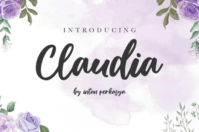 Claudia Font sample