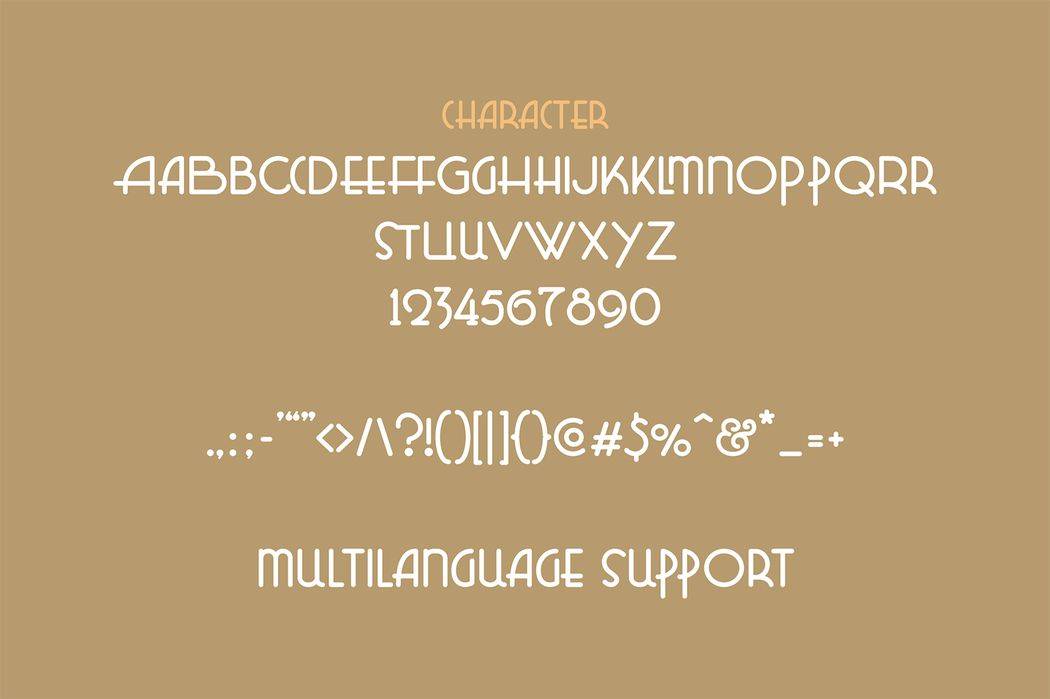 Cleveland Font sample