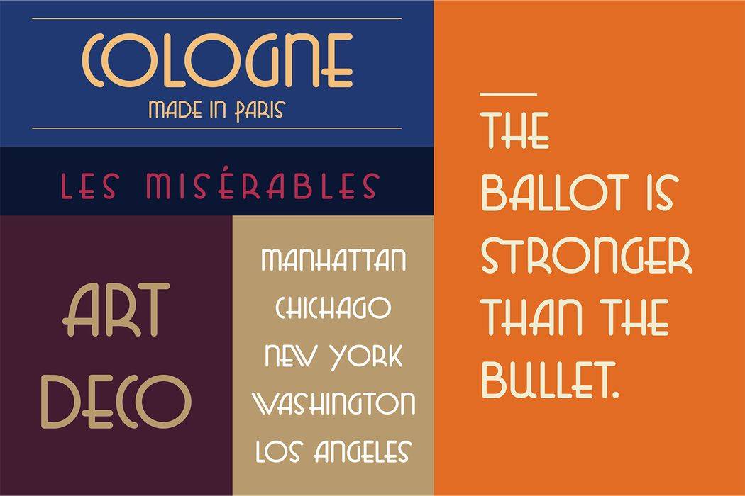 Cleveland Font sample