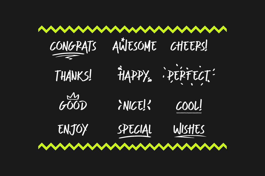 Clint Marker Font sample