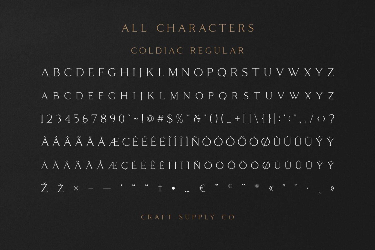 Coldiac sample