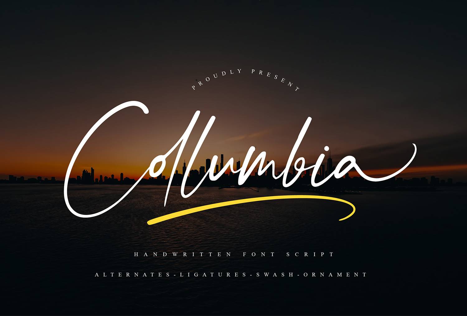 Collumbia Font sample