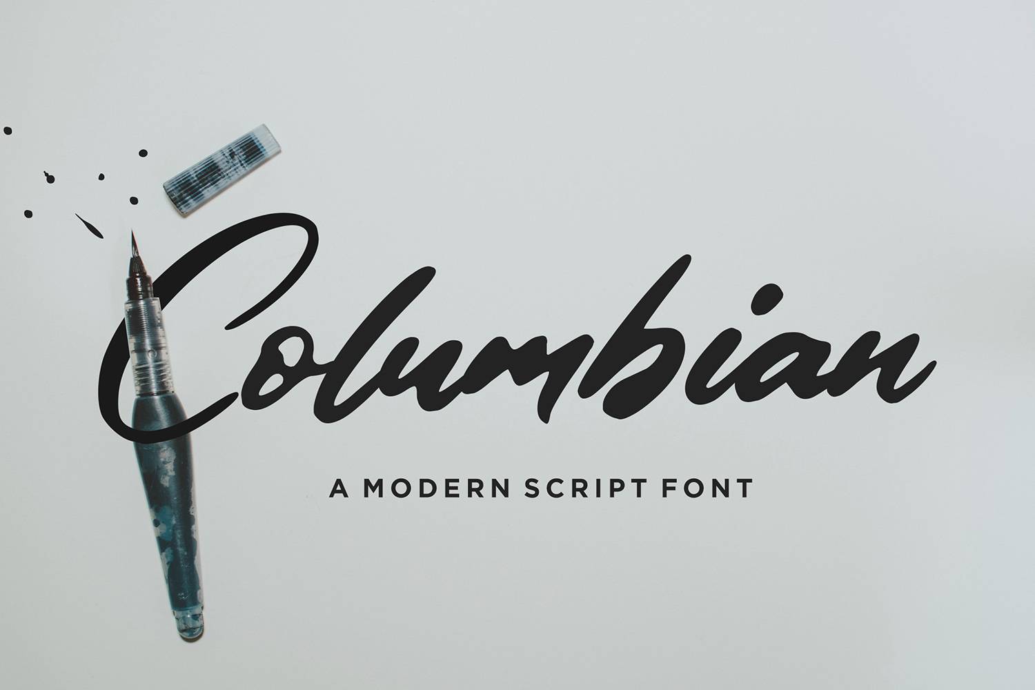Columbian Font sample