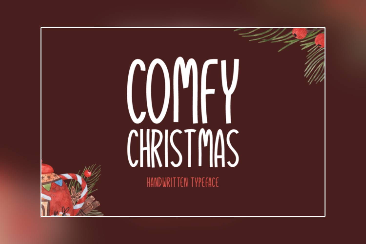 Comfy Christmas Font sample