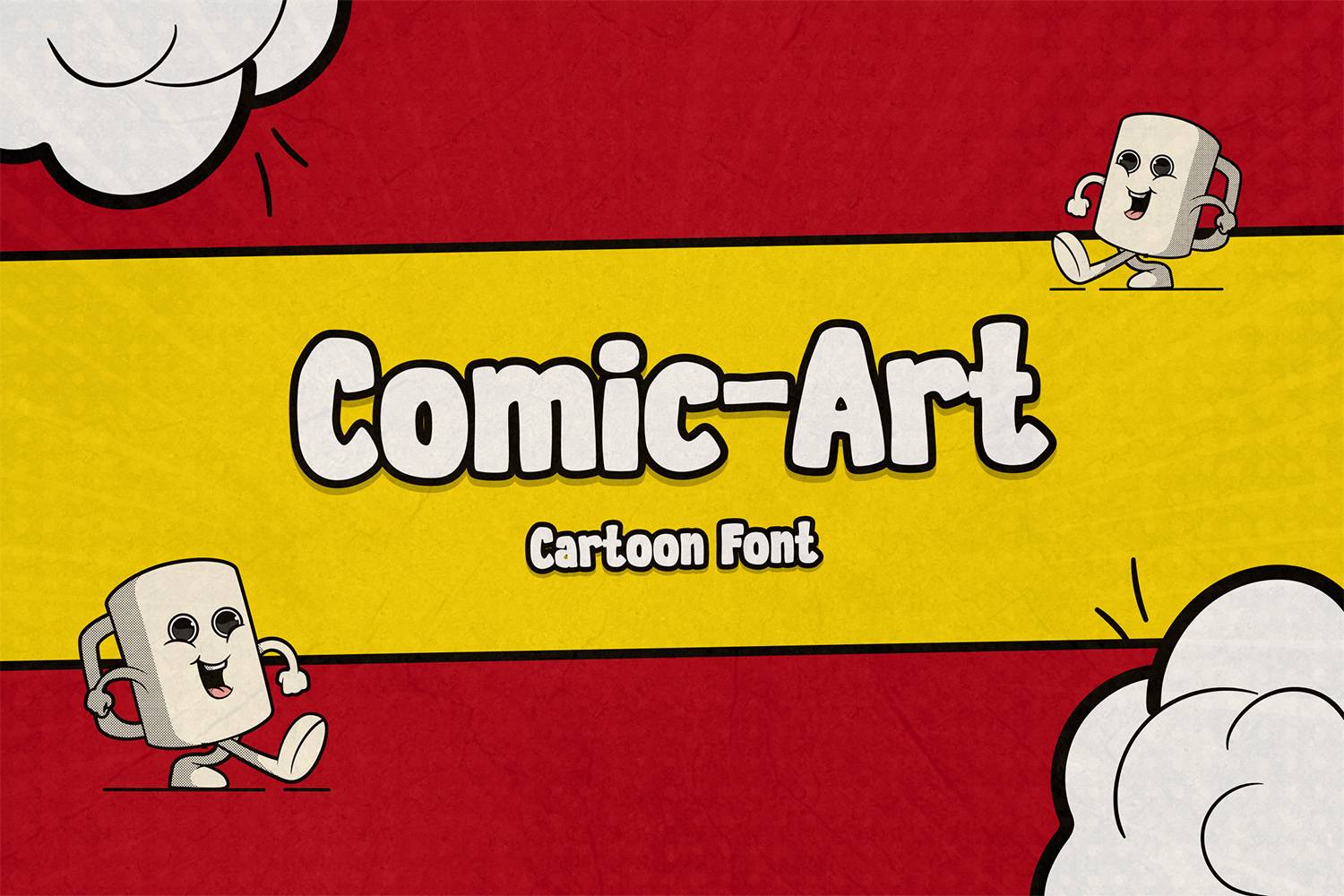 Comic Art Font sample