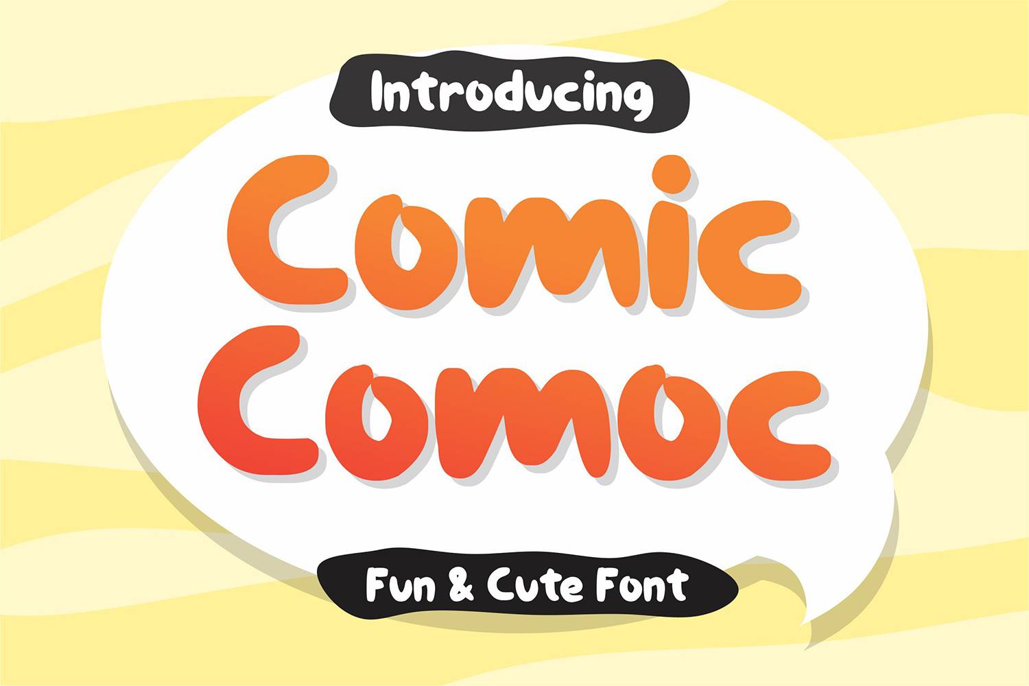 Comic Comoc Font sample