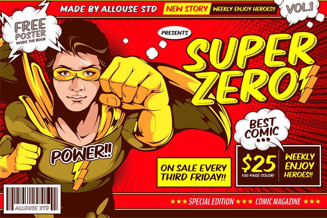 Comickes Font sample