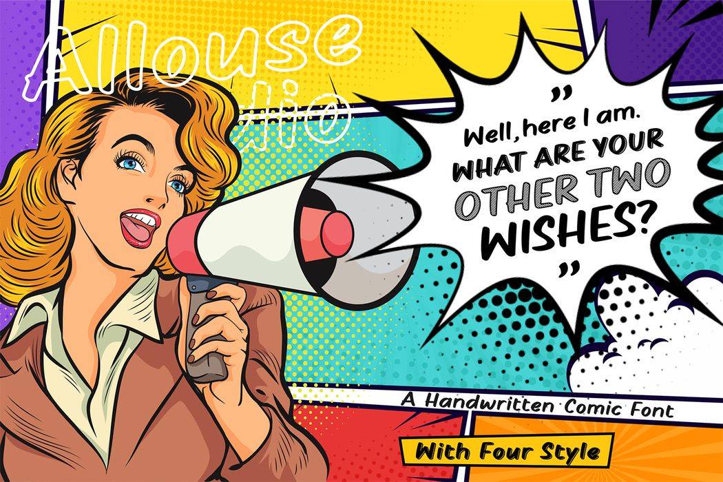 Comickes Font sample