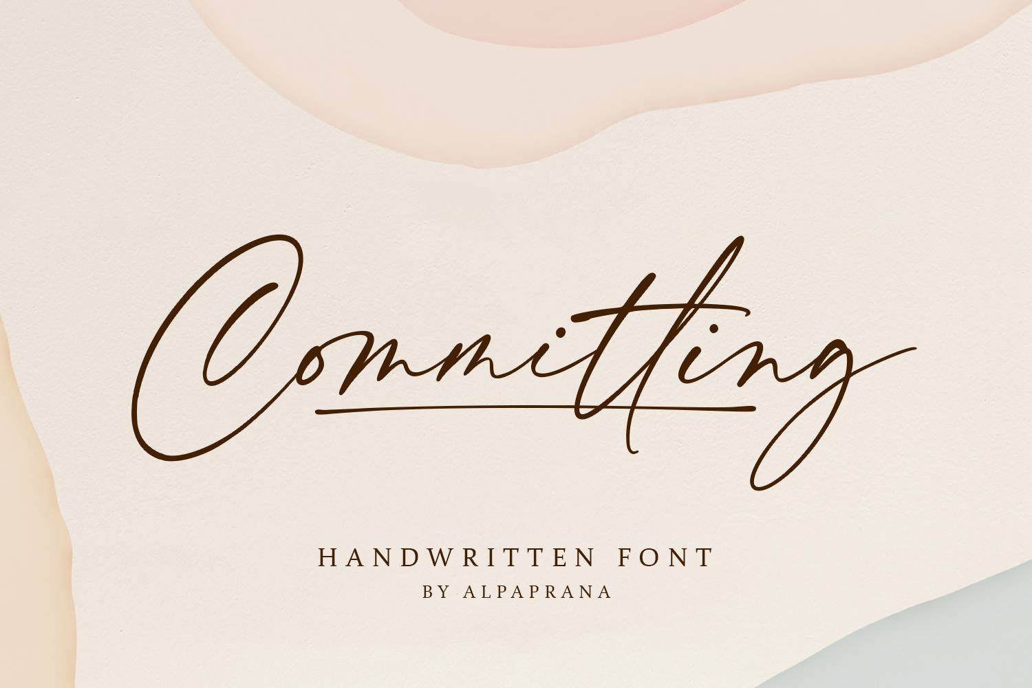 Committing Font sample
