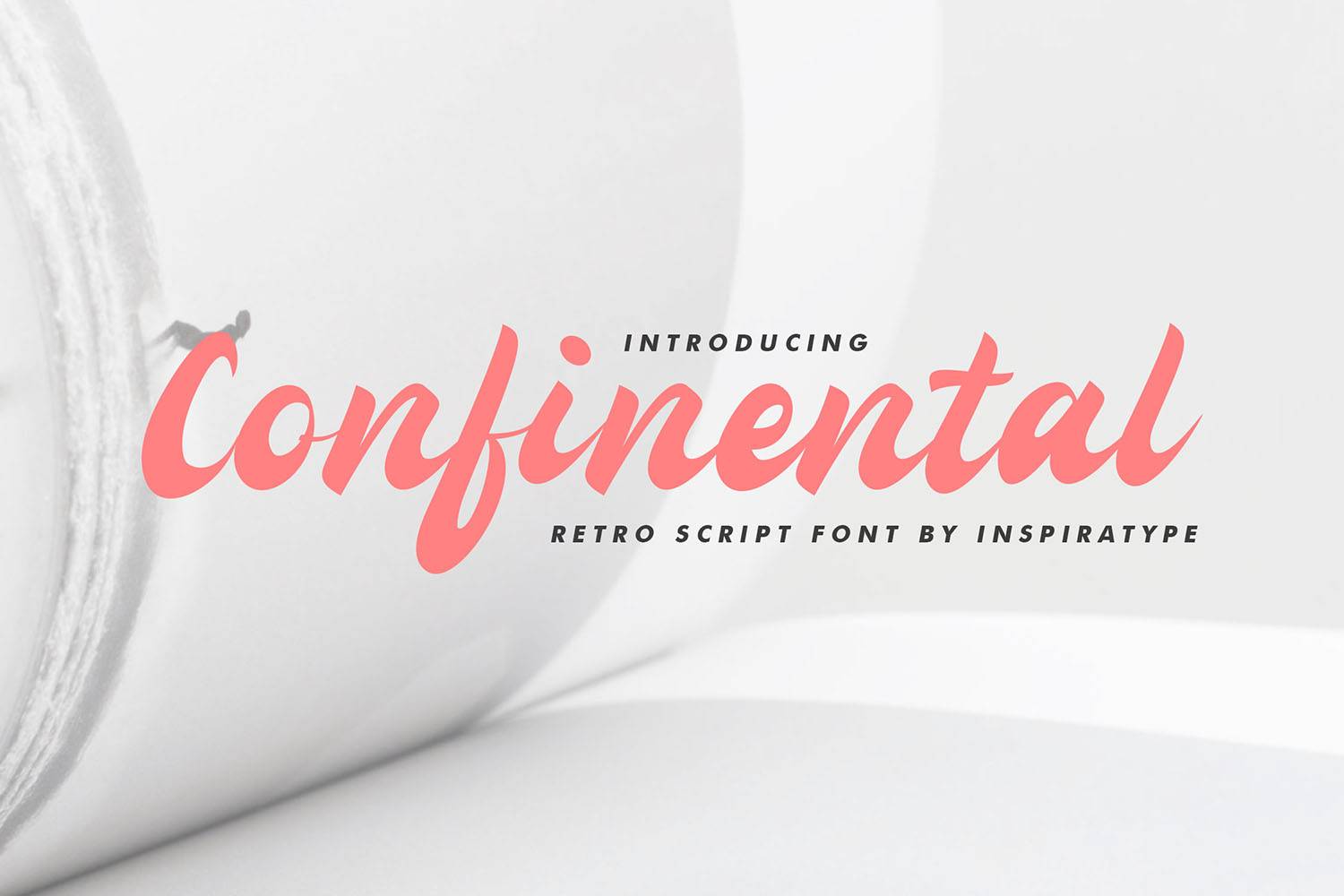 Confinental Font sample