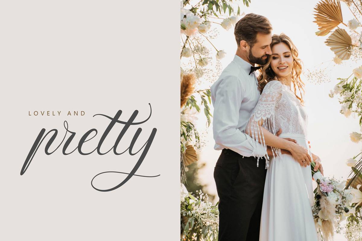 Cordless Font sample