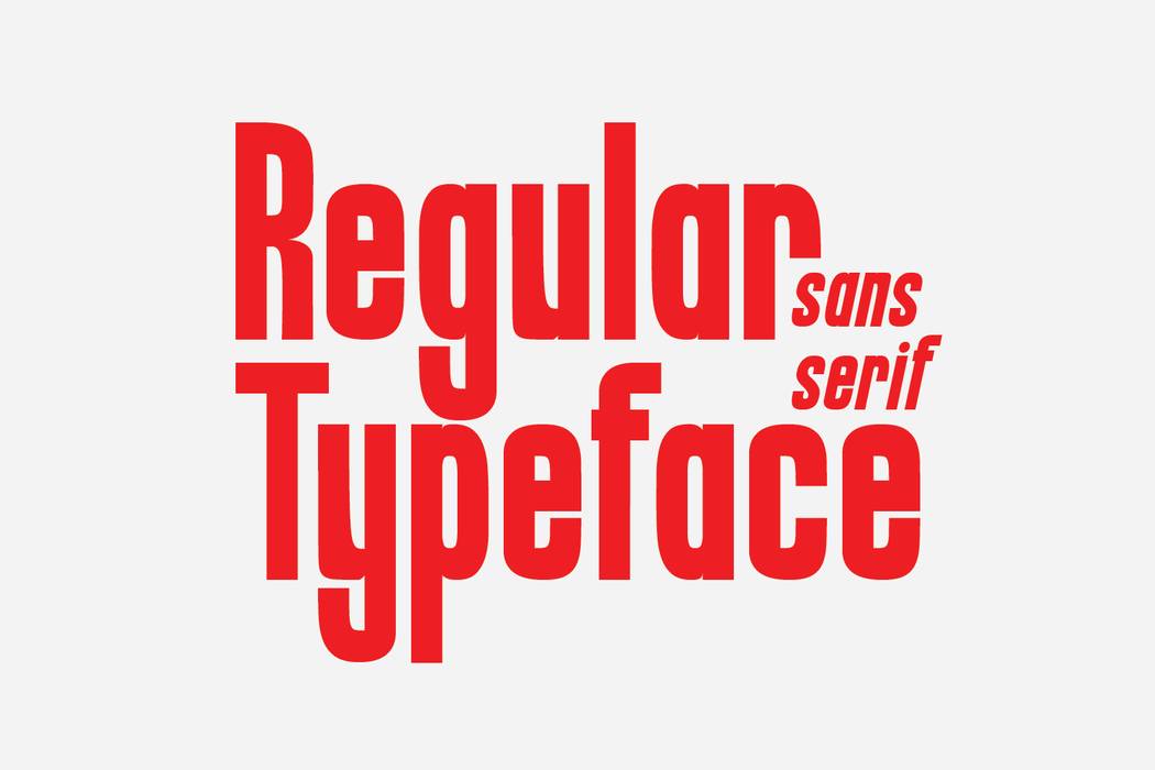 Corqen Font sample