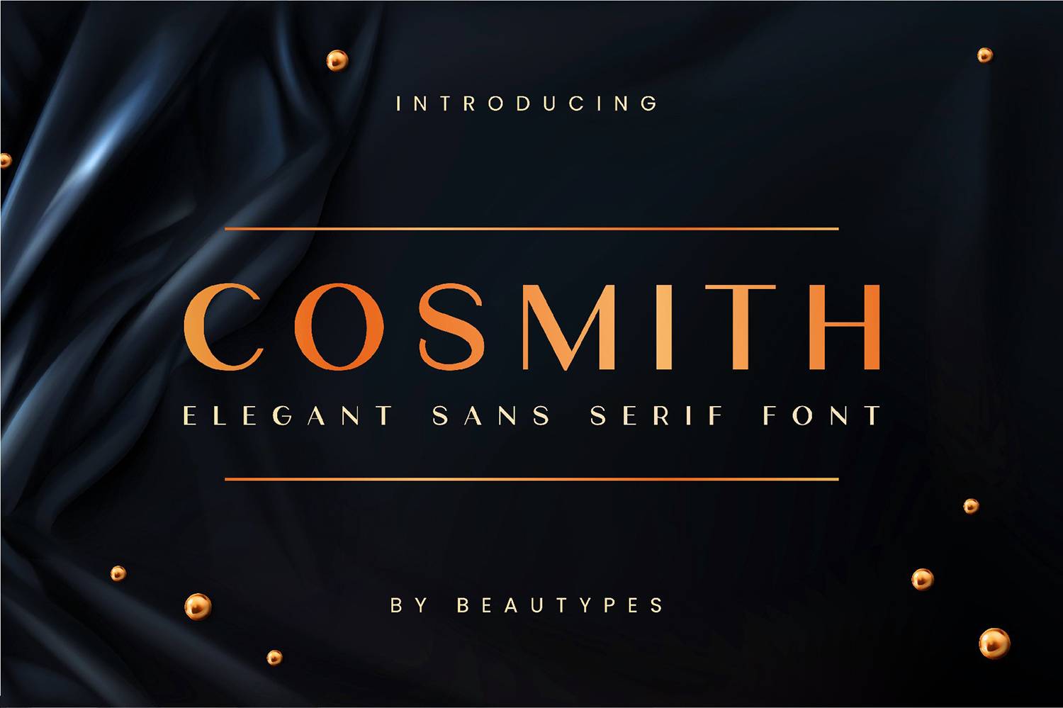 Cosmith Font sample