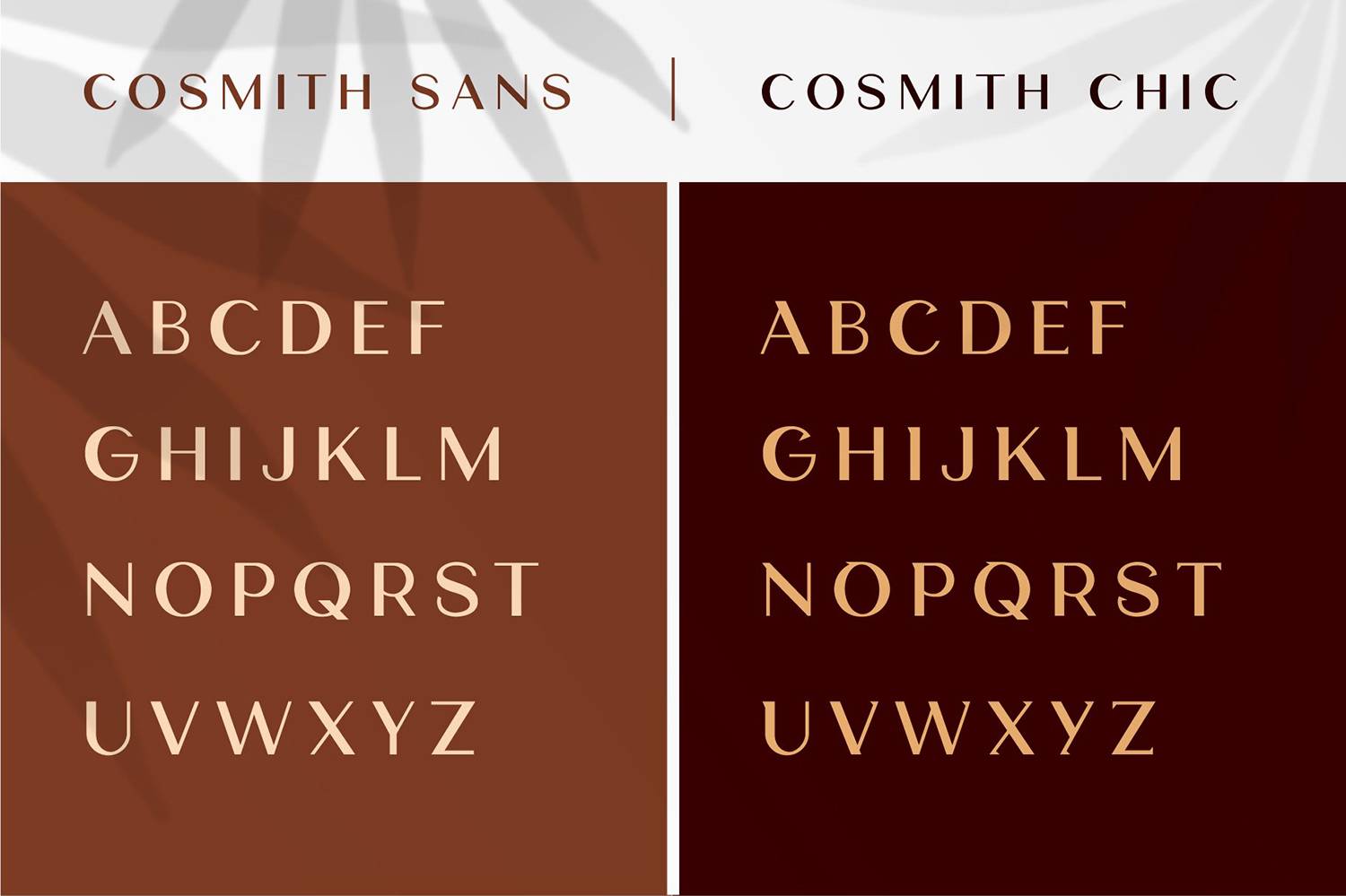 Cosmith Font sample