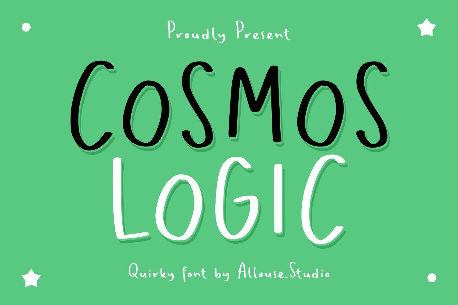 Cosmos Logic Font sample