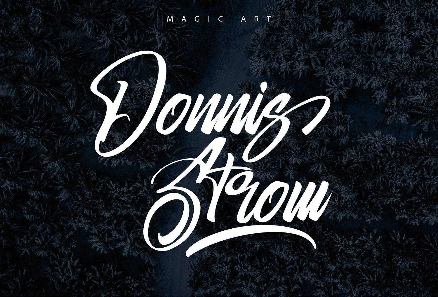 Coumins Font sample