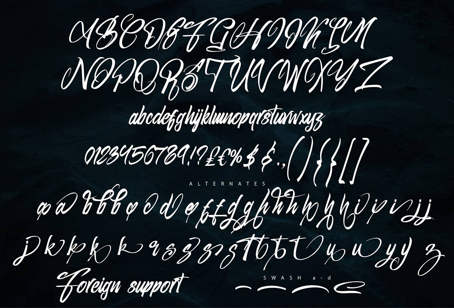 Coumins Font sample