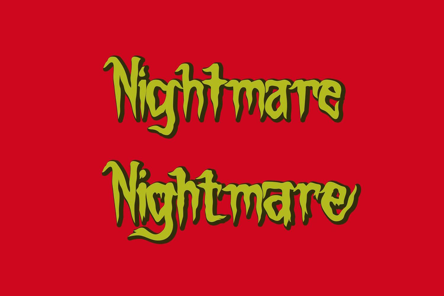 Counter Attack Font sample