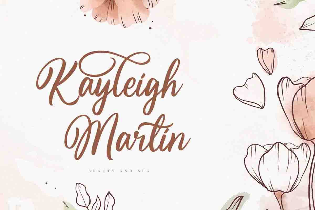 Cranberry Font sample