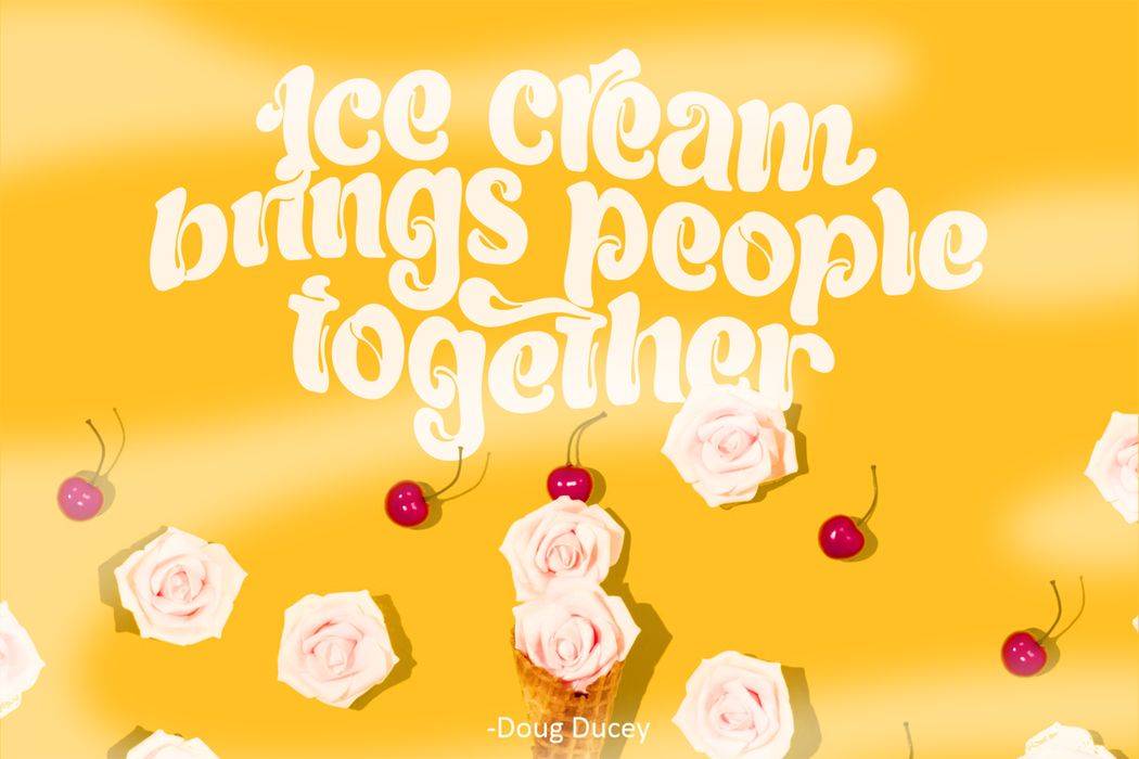 Cream Cheese Font sample