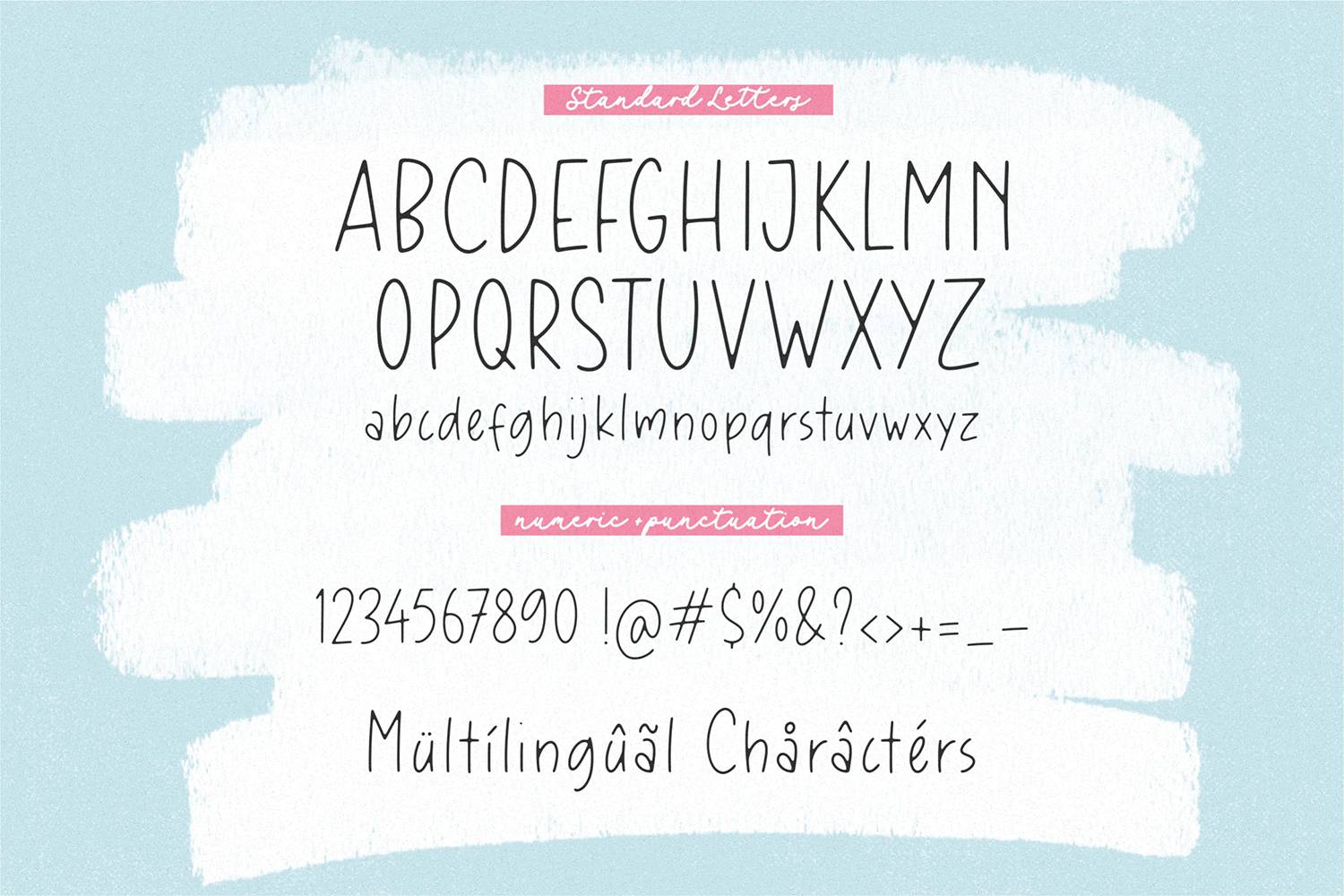 Creamy Bubble Font sample