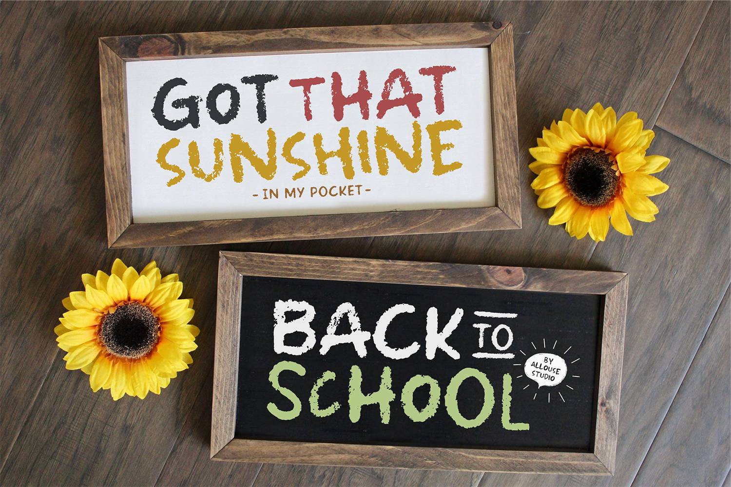 Creamy Chalk Font sample