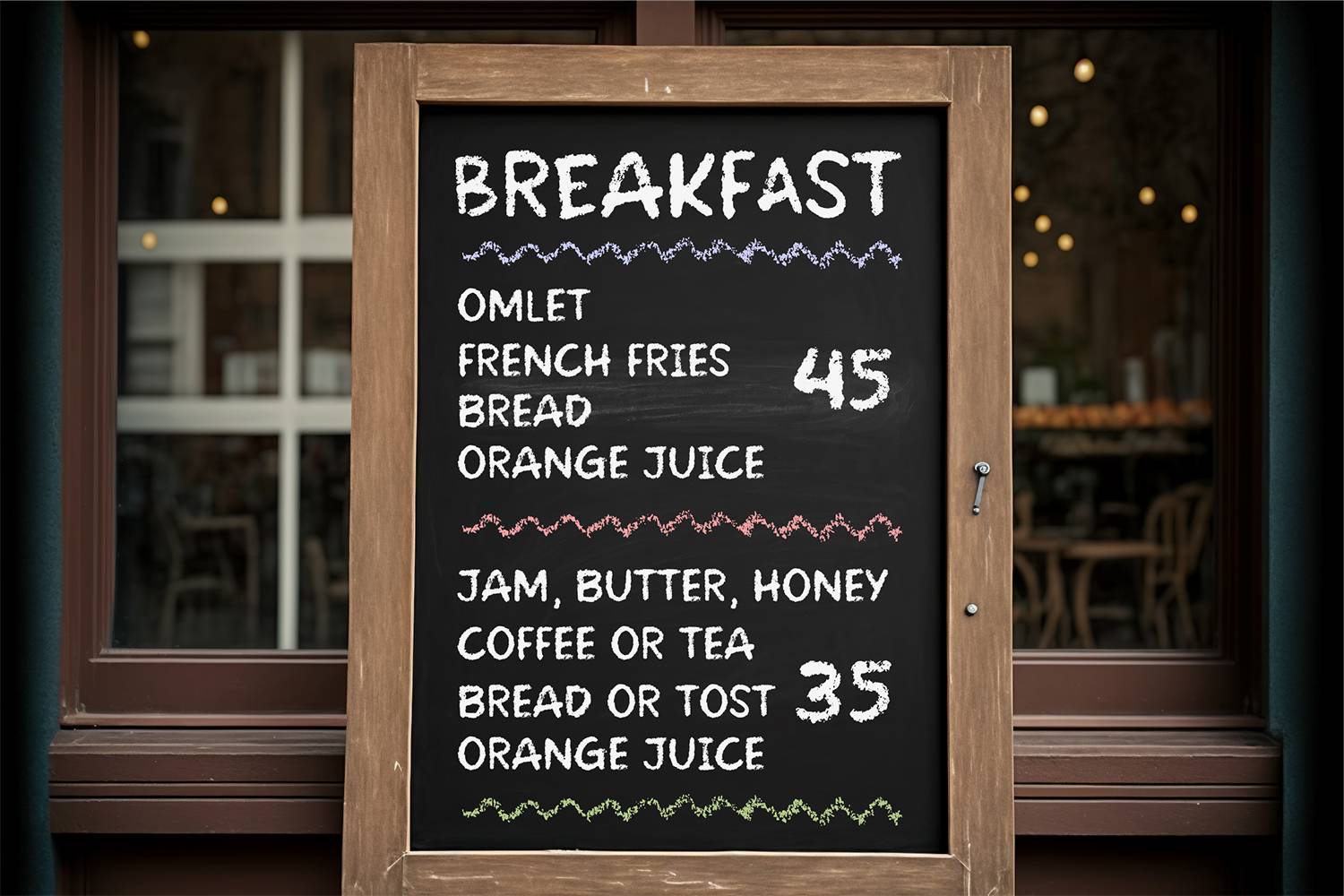 Creamy Chalk Font sample