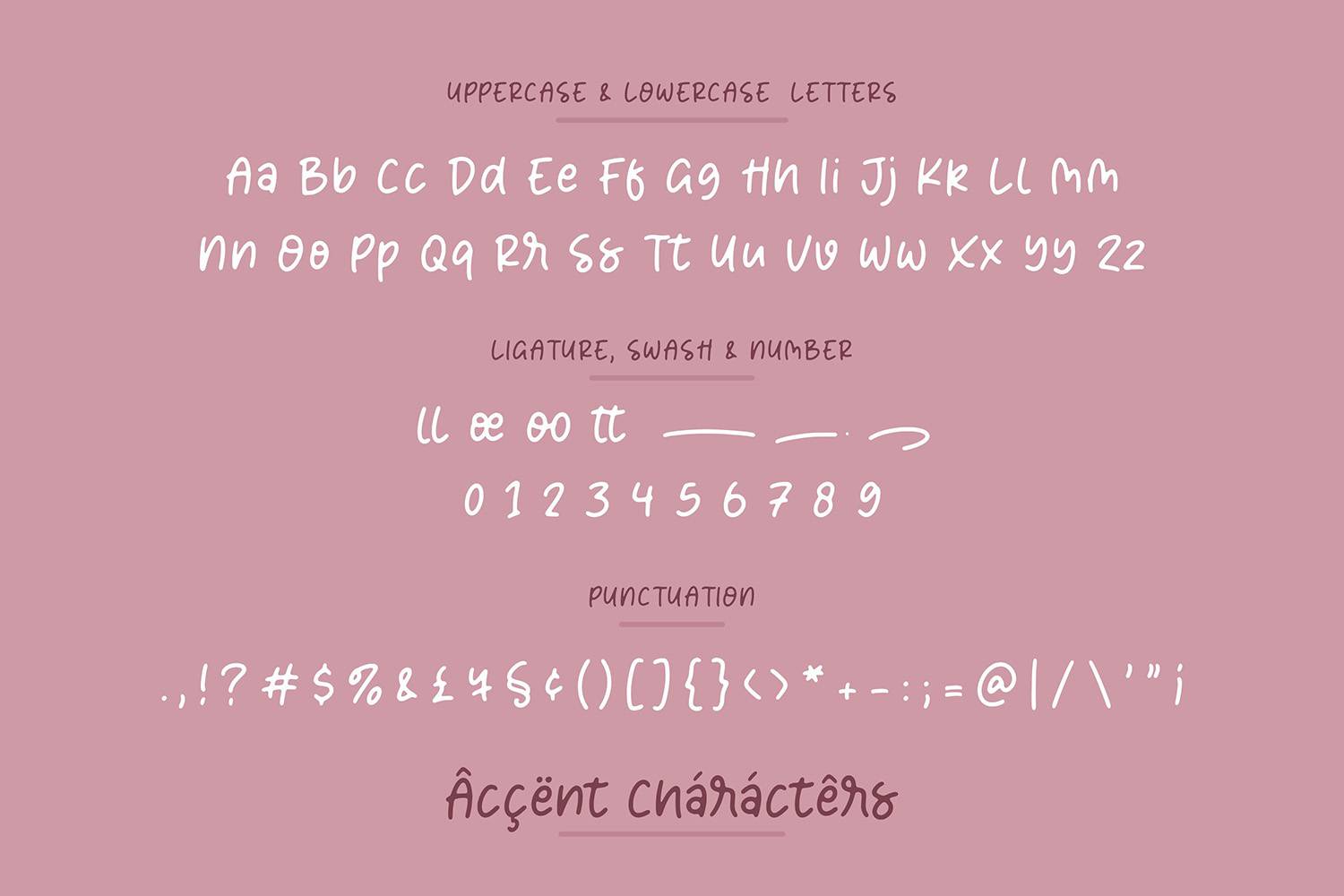 Creamy Sugar Font sample