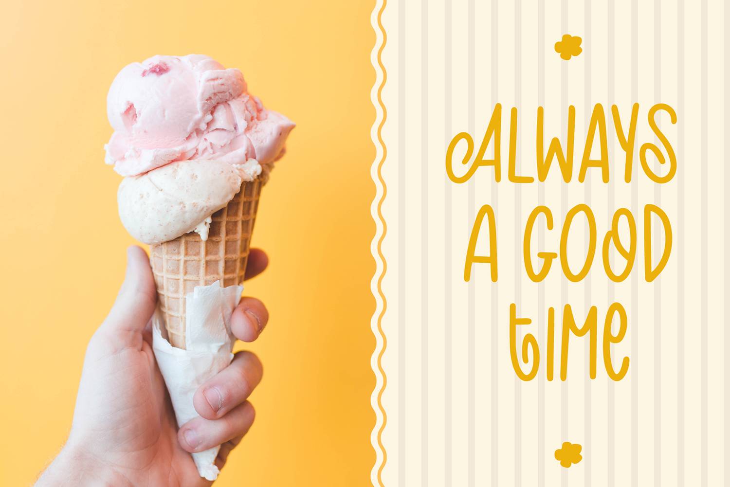 Creamy Wonder Font sample