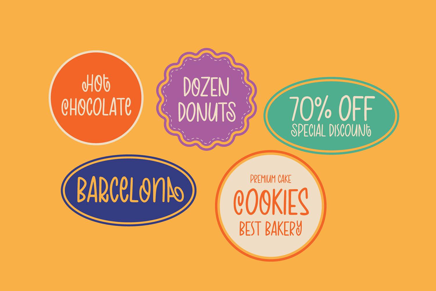 Creamy Wonder Font sample