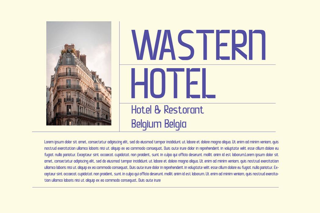 Created Font sample