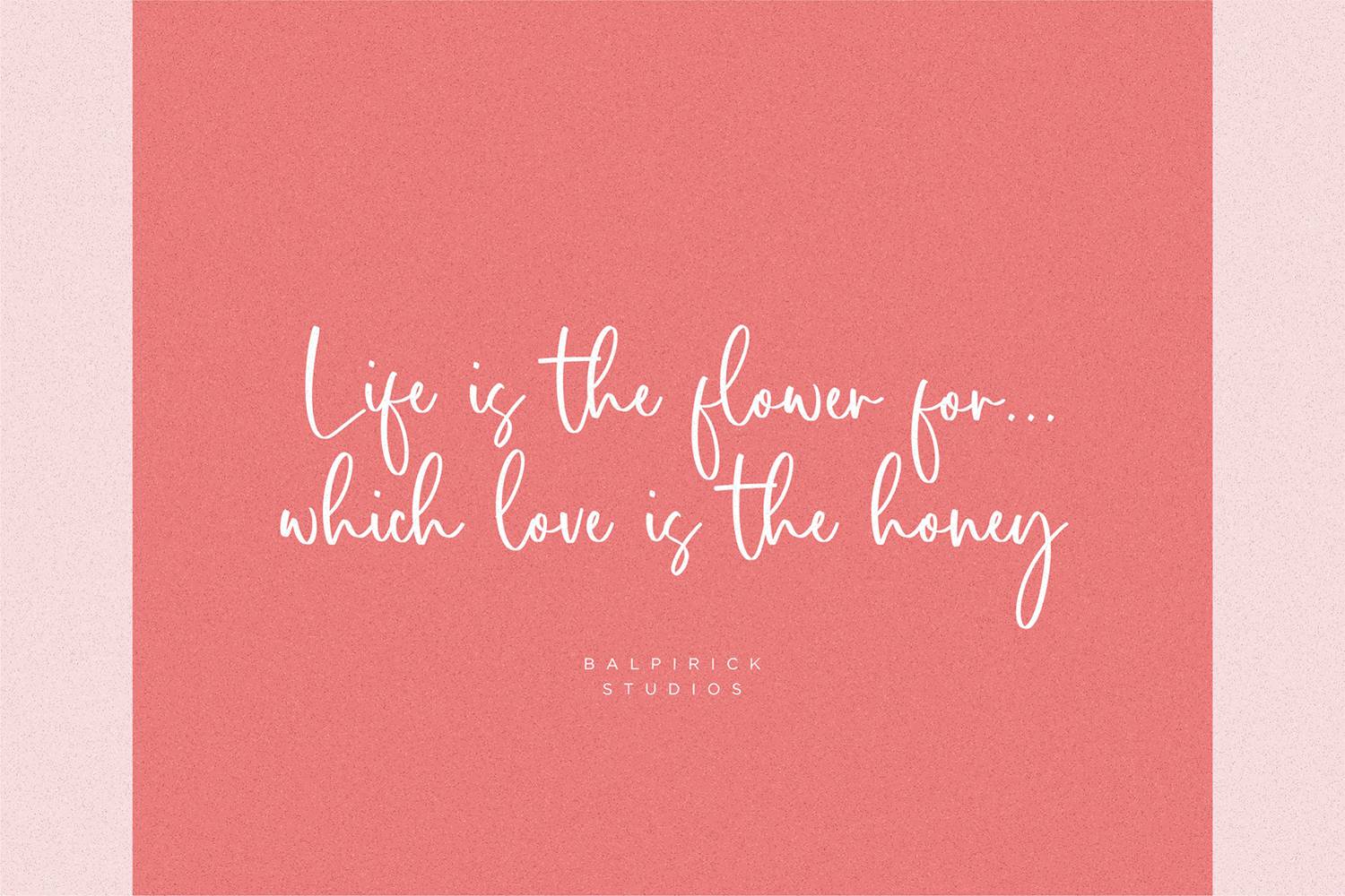 Crimson Bouquet Font sample