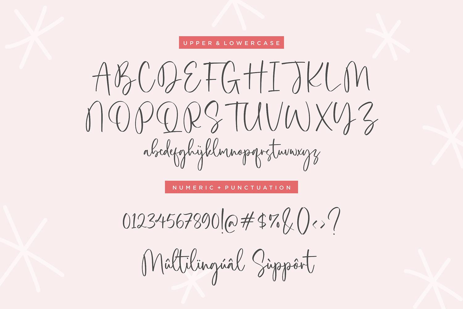 Crimson Bouquet Font sample