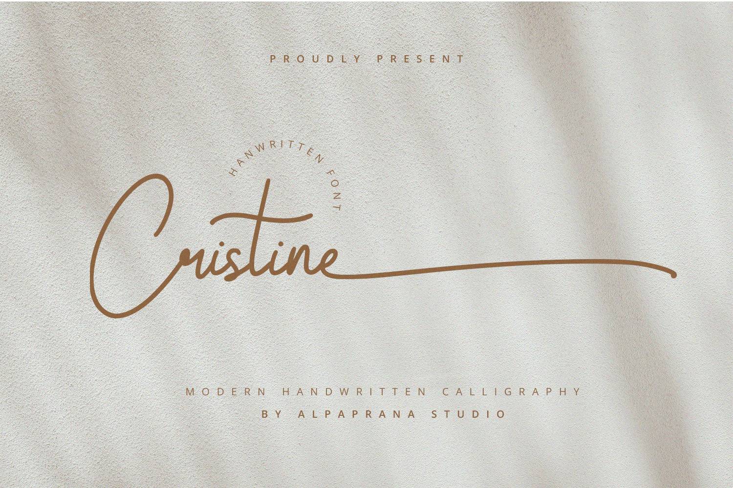 Cristine Font sample