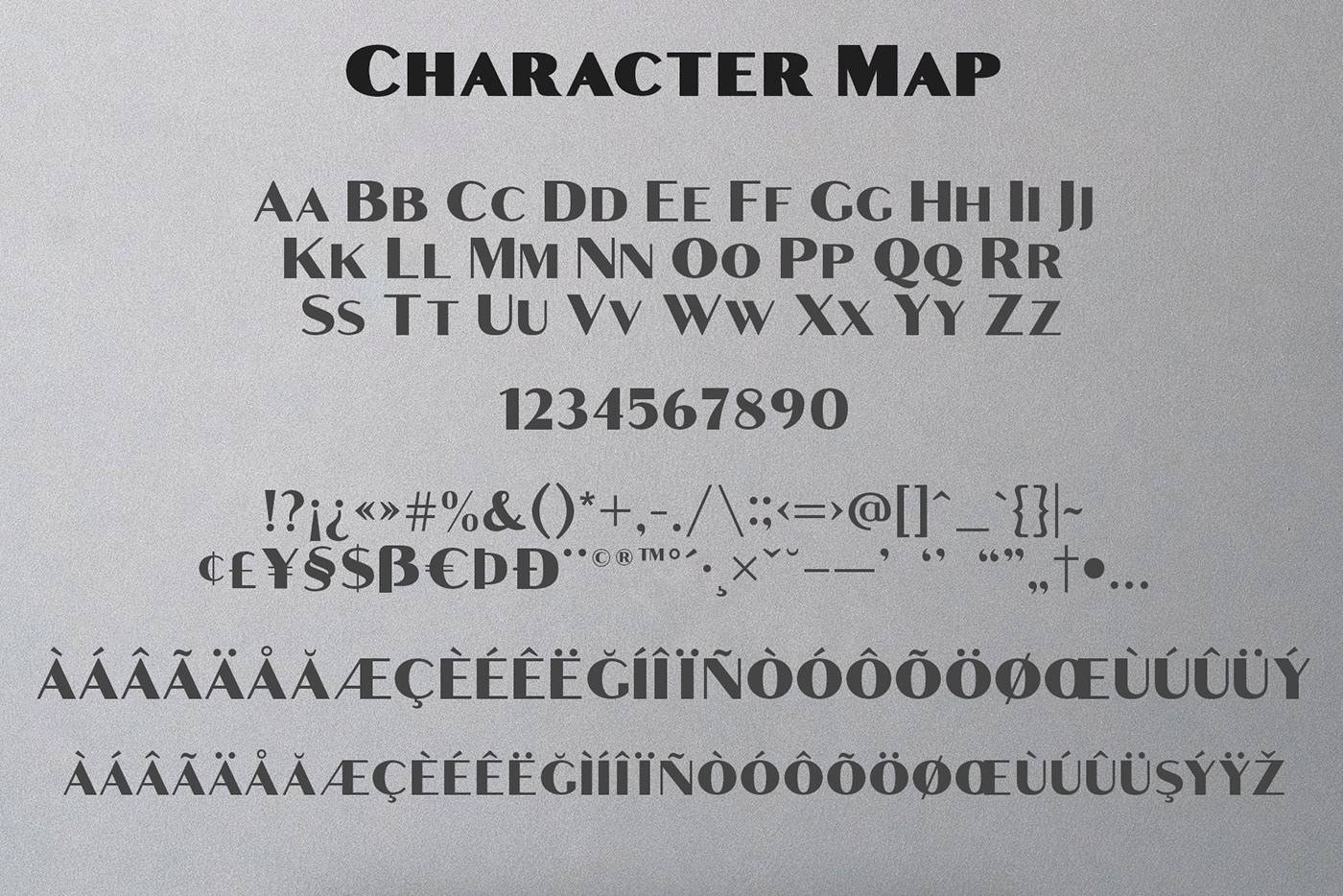 Croco Font Family Demo sample