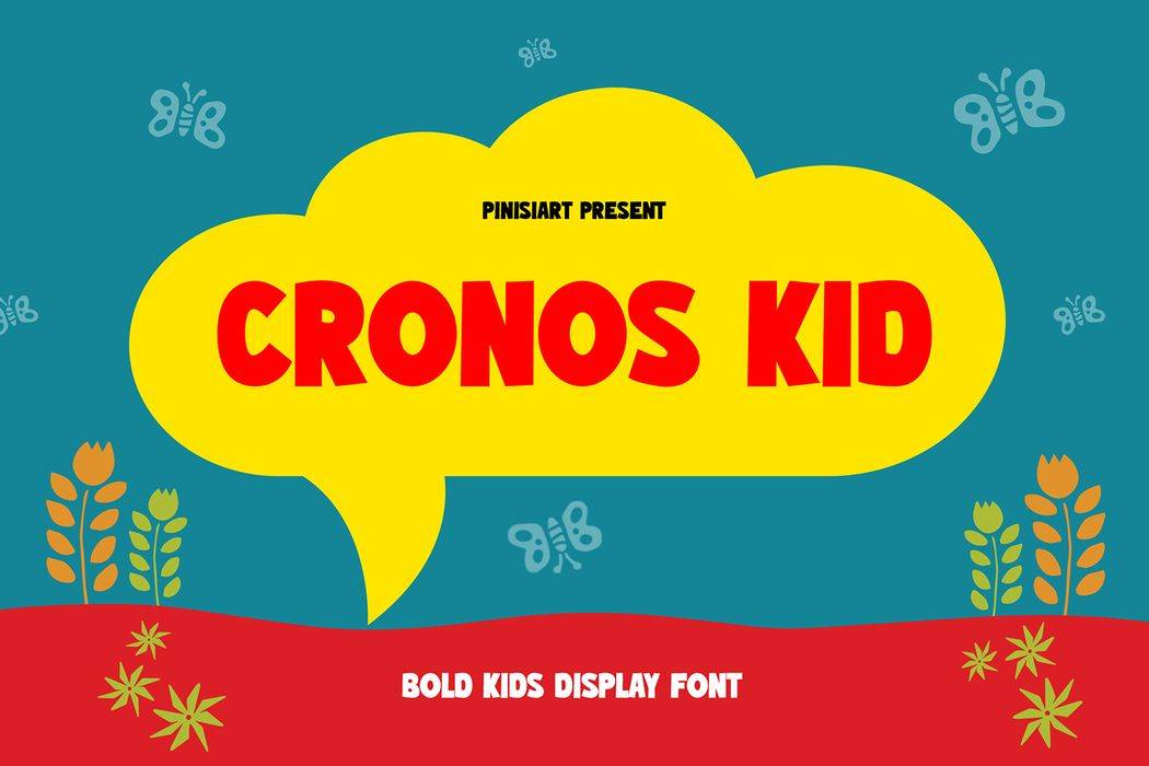 Cronos Kid Font sample