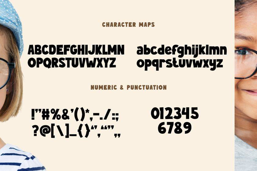 Cronos Kid Font sample