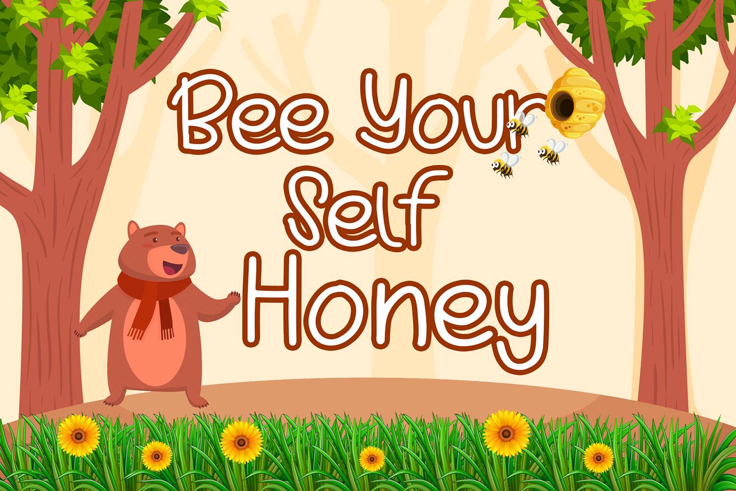 Cutie Bear Font sample