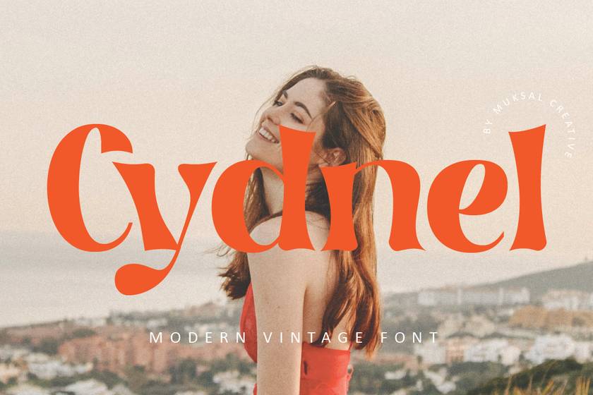 Cydnel Font sample