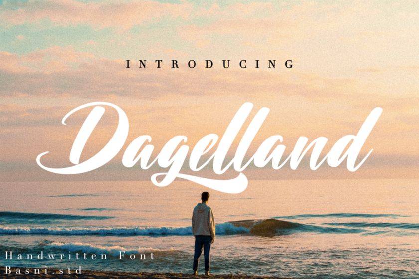 Dagelland Font sample