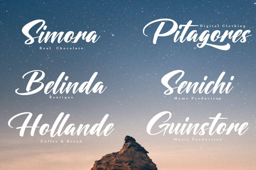 Dagelland Font sample