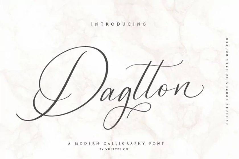 Dagtton Font sample