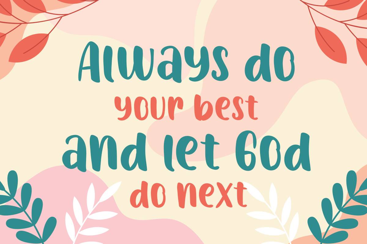 Daily Sunday Font sample