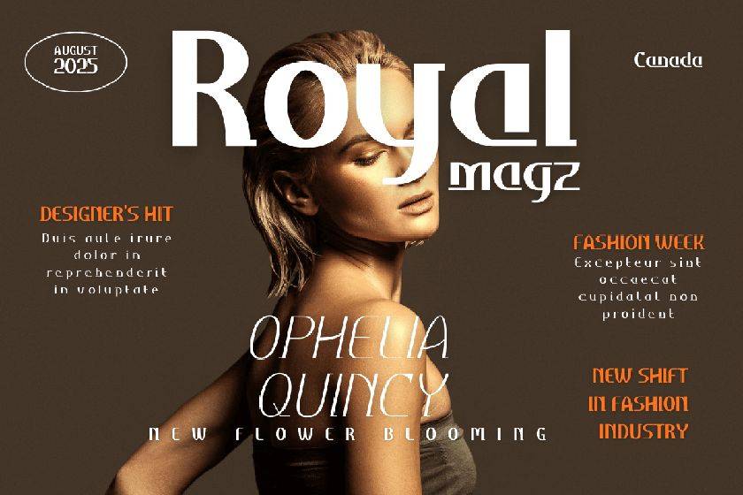 Daimor Font sample